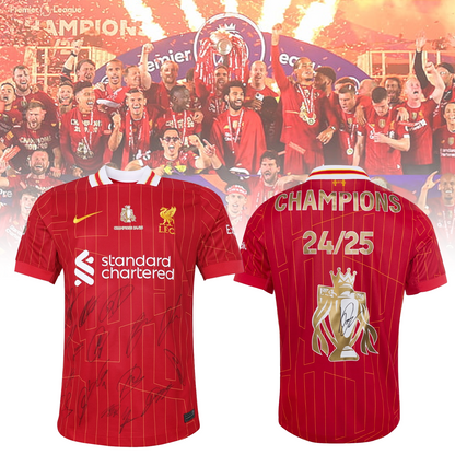 LFC Signed Champions 2425 Squad Boxed 2025