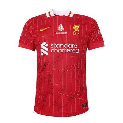 LFC Signed Champions 2425 Squad Boxed Shirt NDD