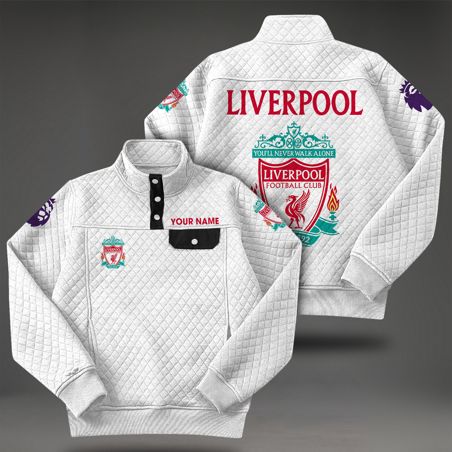 LIV x EPL Quilted Sweatshirt DatND DVT