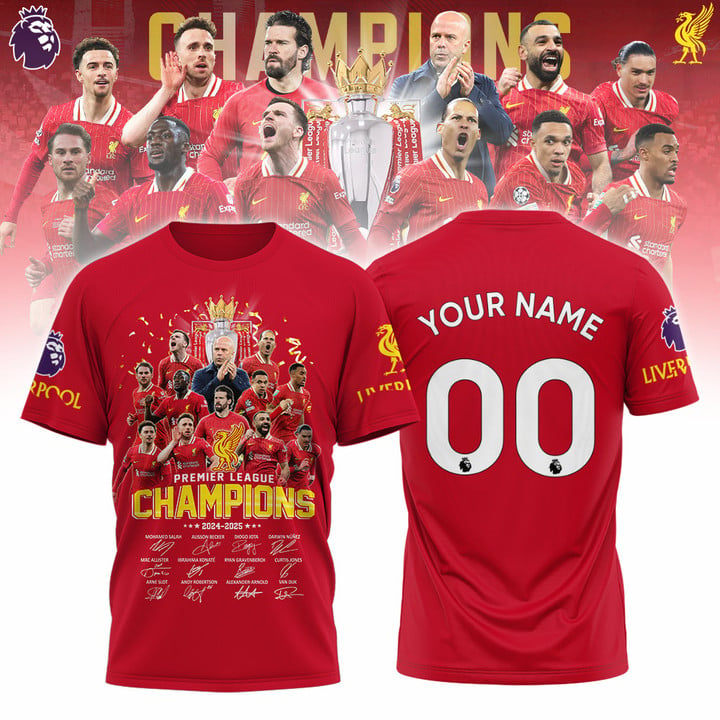 LIVERPOOL FC  3D SHIRT CHAMPIONS NDD