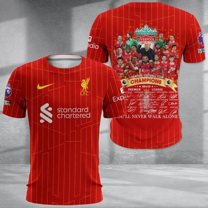 LIVERPOOL FC  3D SHIRT CHAMPIONS V2 NDD