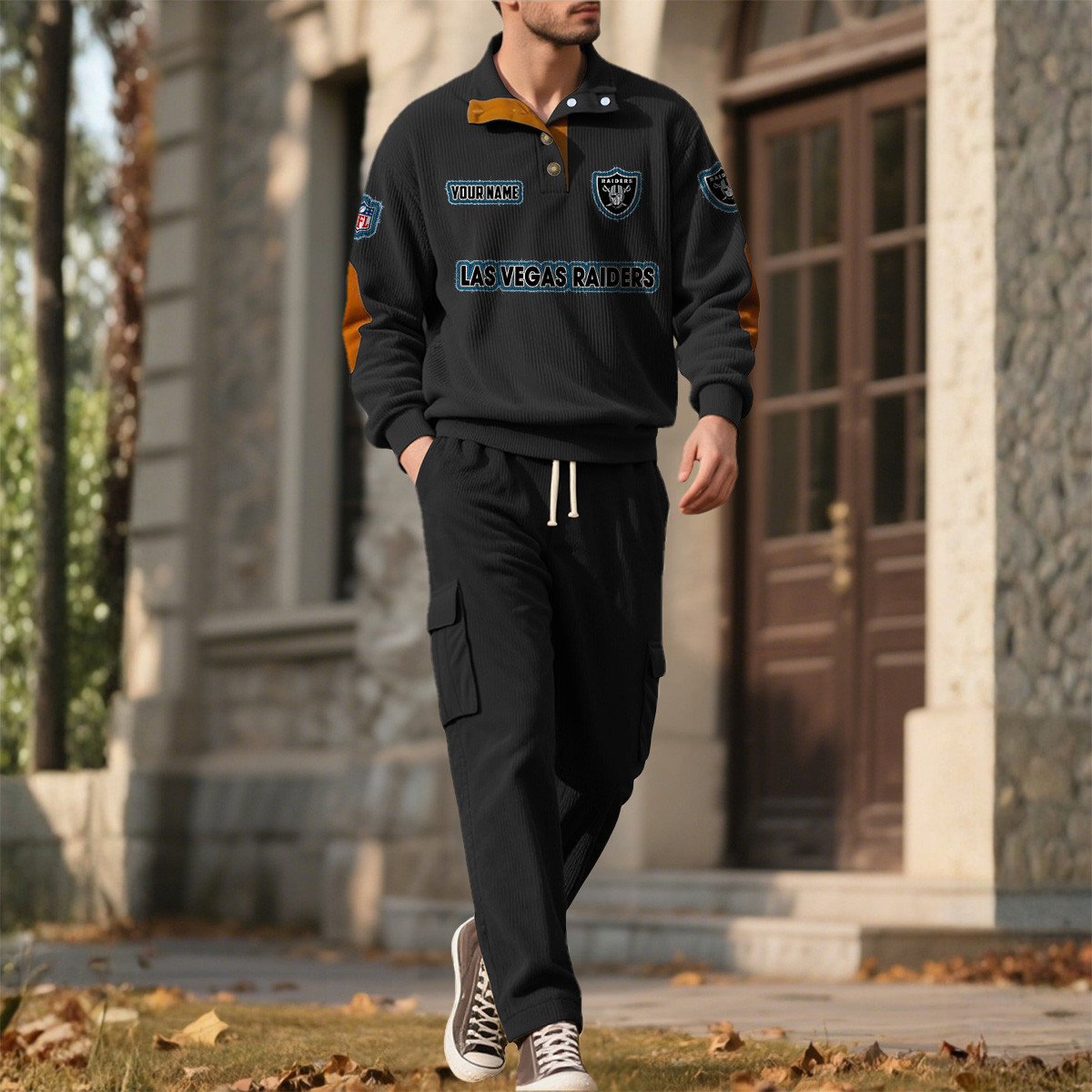 LV x NFL Men's Corduroy Sweatshirt 1011 DatND DVT