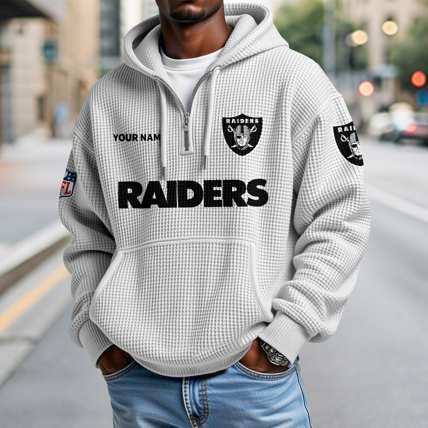 LV x NFL Waffle Hoodie DatND DVT