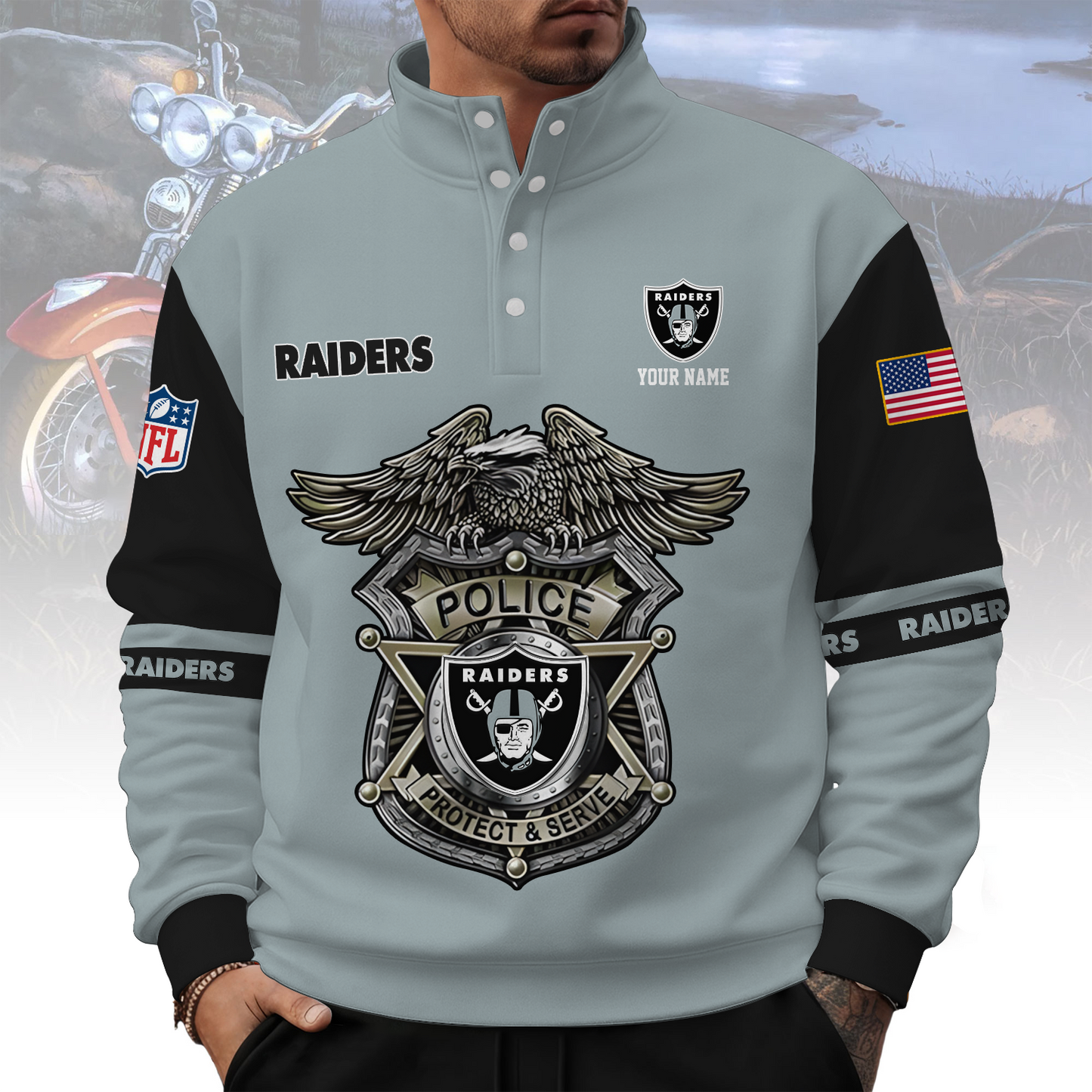 LV x NFL Western Style Sweater With Buckles DatND ThuongNH