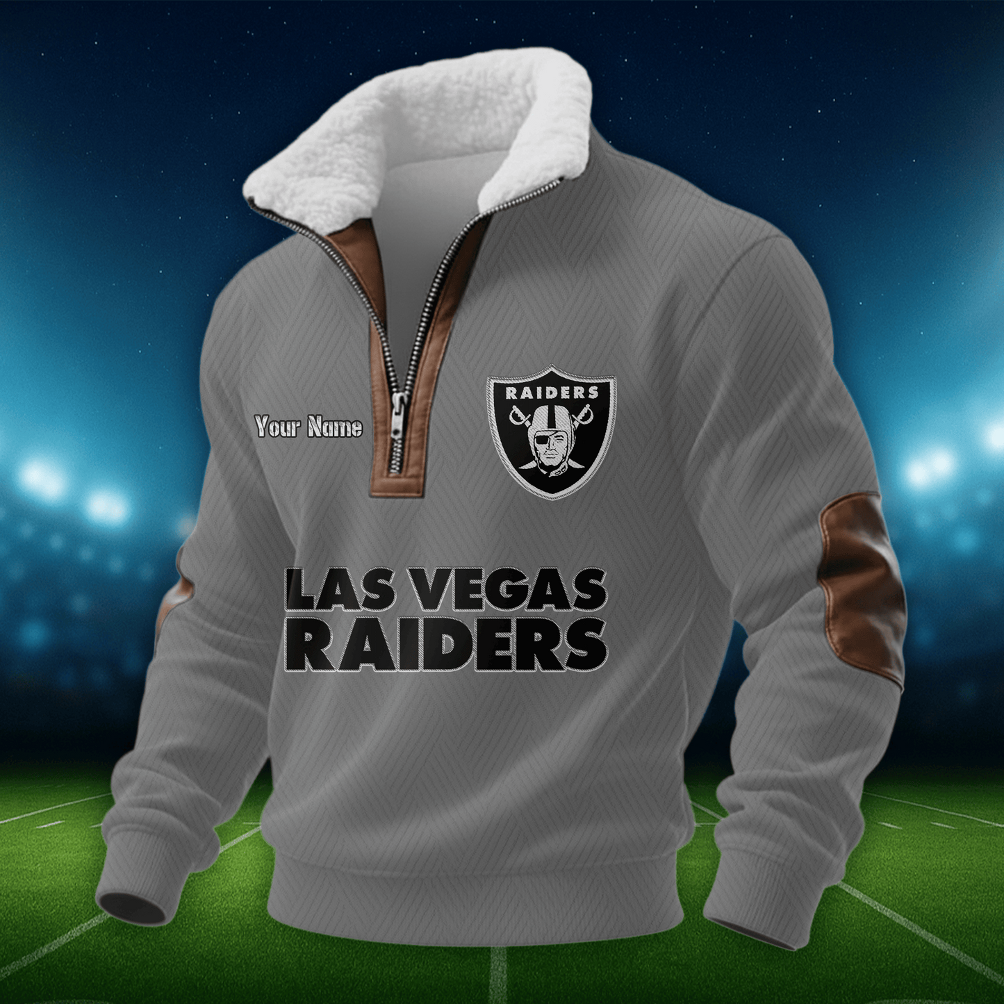 LVR NFL Men Fur Collar Sweatshirt DDT CTND
