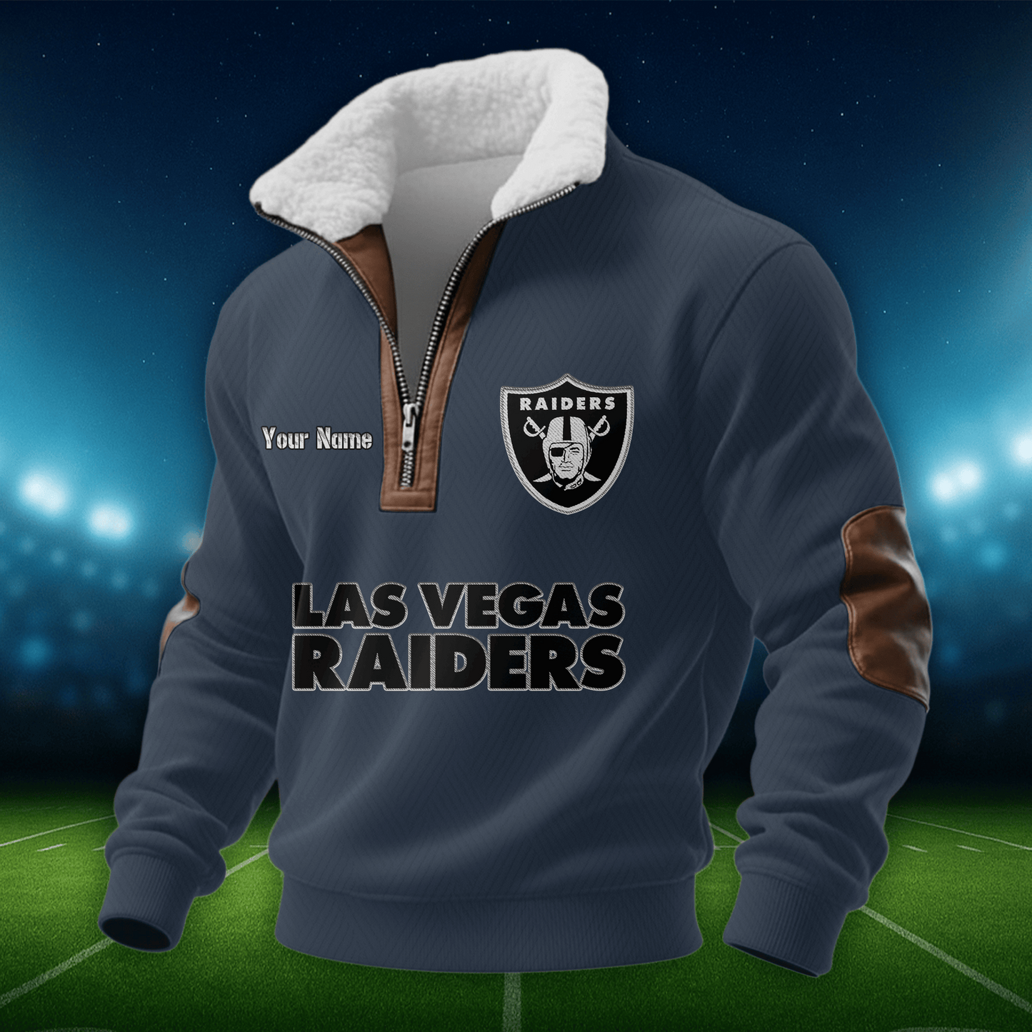 LVR NFL Men Fur Collar Sweatshirt DDT CTND