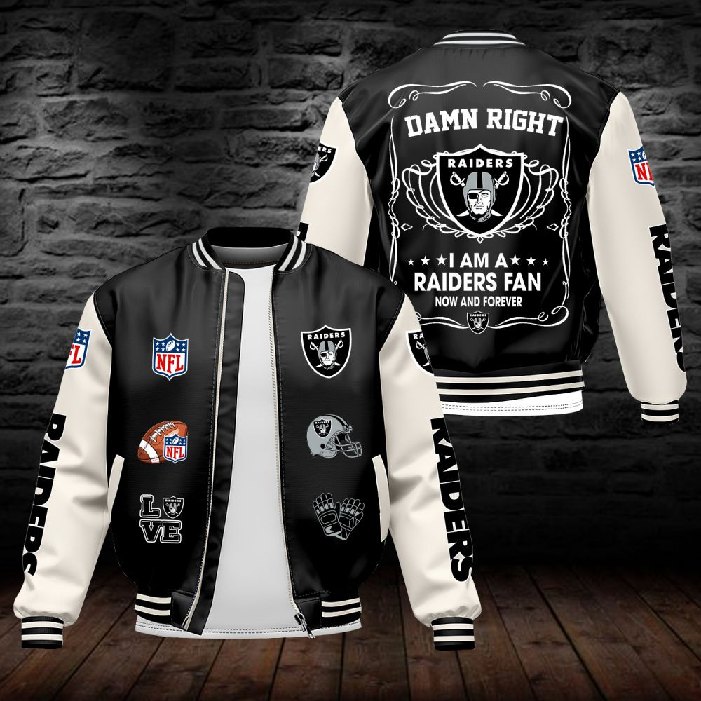 LVR NFL Premium Leather Bomber Jacket DDT HLPHUONG