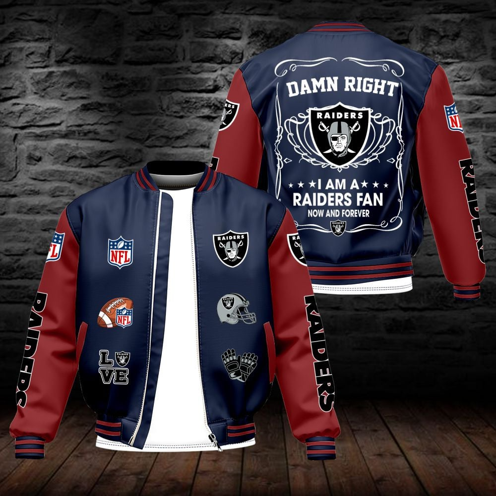 LVR NFL Premium Leather Bomber Jacket DDT HLPHUONG