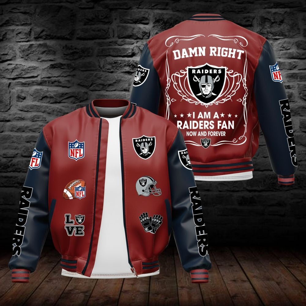 LVR NFL Premium Leather Bomber Jacket DDT HLPHUONG