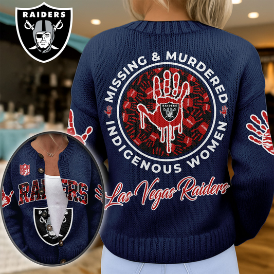 LVR Premium NFL Cozy Knit Cardigan DDT NTL
