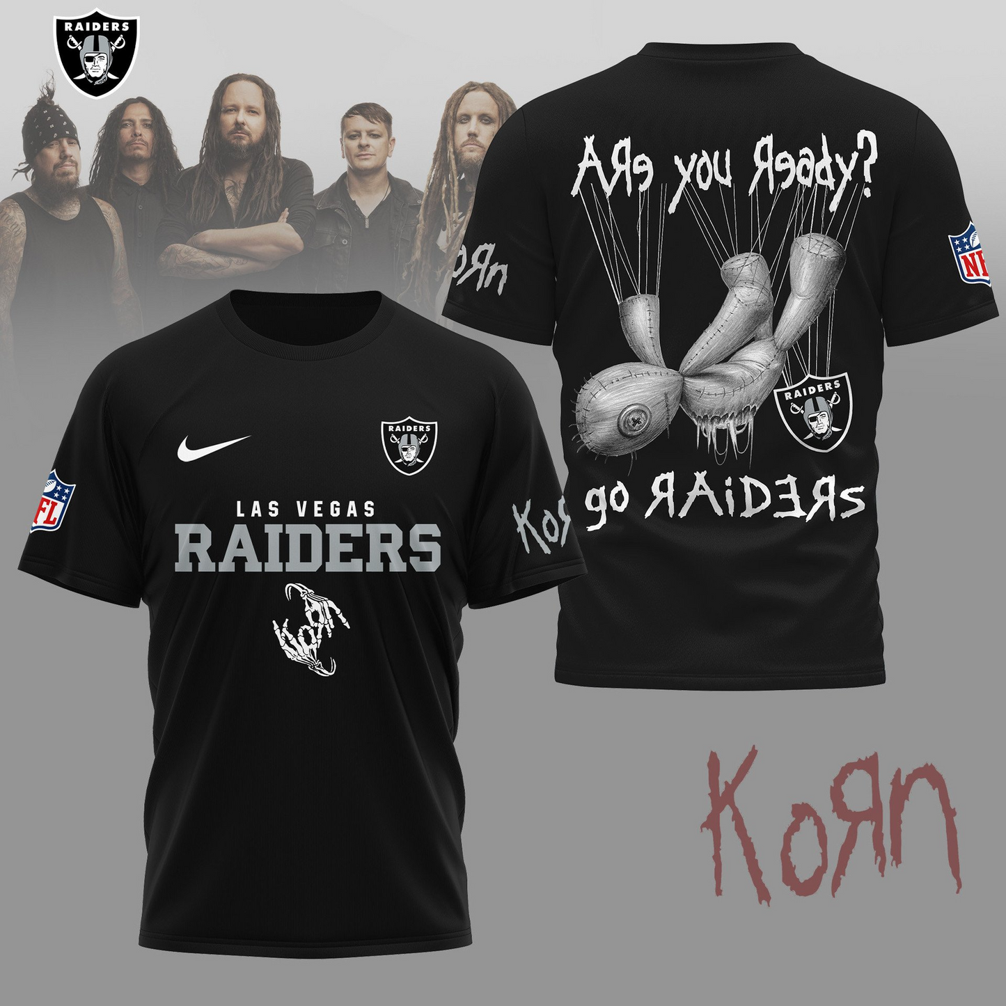LVR Premium NFL Korn Fan Shirt DDT CTND