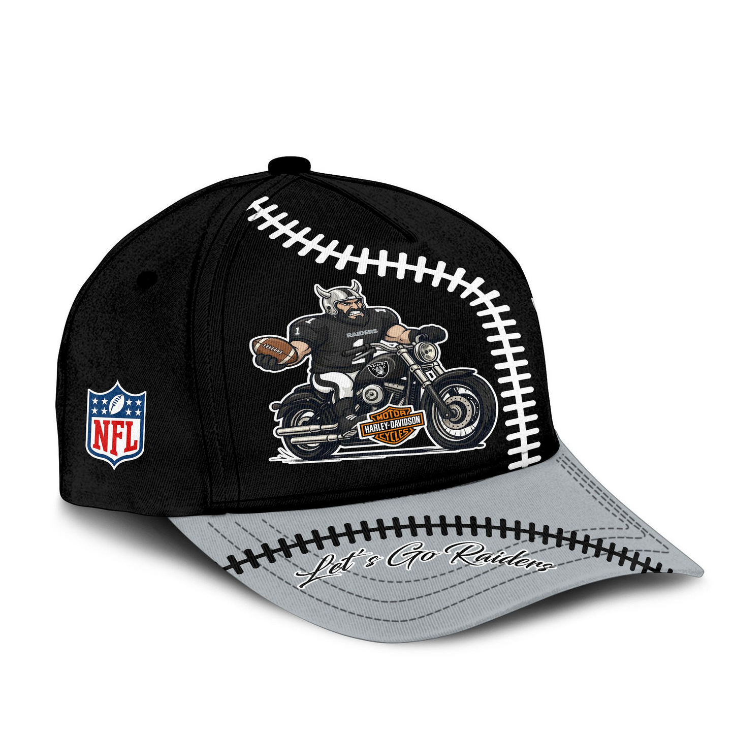 LVR Premium NFL Motorcycle Classic Cap DDT 111125 NTL