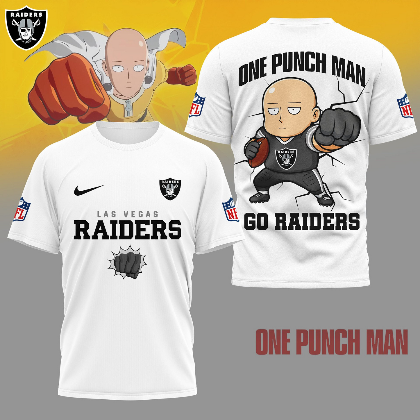 LVR Premium NFL One Punch Man Fan 3D Shirt DDT NTL