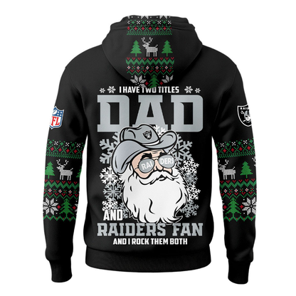 LVR Premium NFL Personalized Papa Claus Hoodie DDT CTND