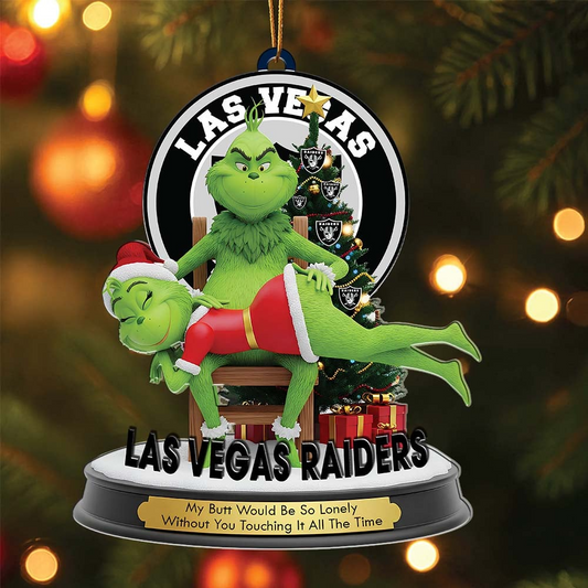 LVR Premium NFL x Grinch Acrylic Ornament DDT NTL