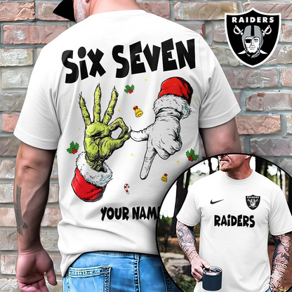 LVR x NFL Funny Six Seven Hot Trend Tshirt Custom Any Name DATND TANTD