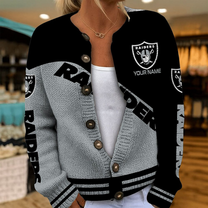 LVR x NFL Knitted Cardigan DATND TANTD