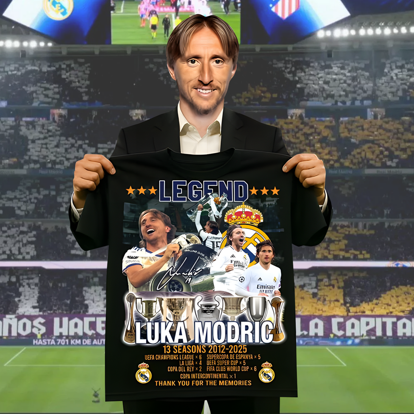 Legends Realmadrid Luka Modric 2D Shirt NDD