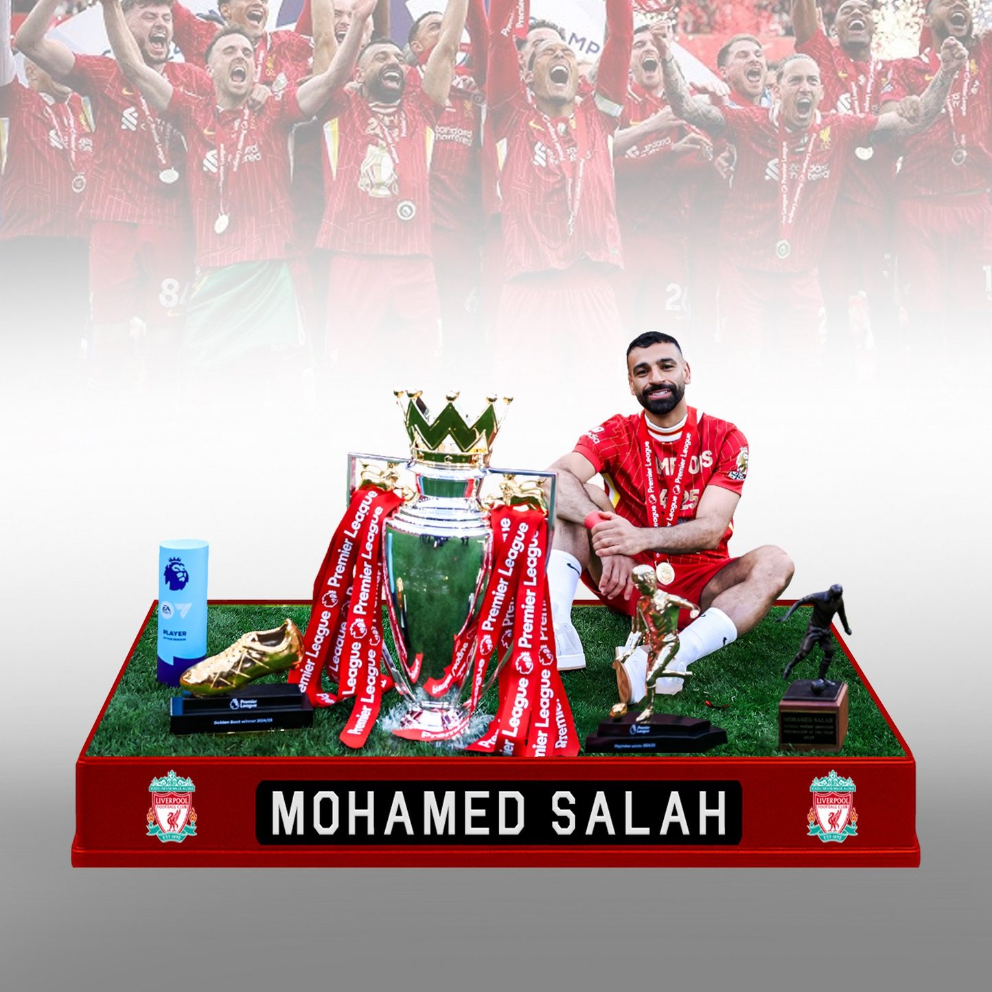 Liverpool Champions Premier League 2025 Premium Acrylic Plaque V7 NDD DVT