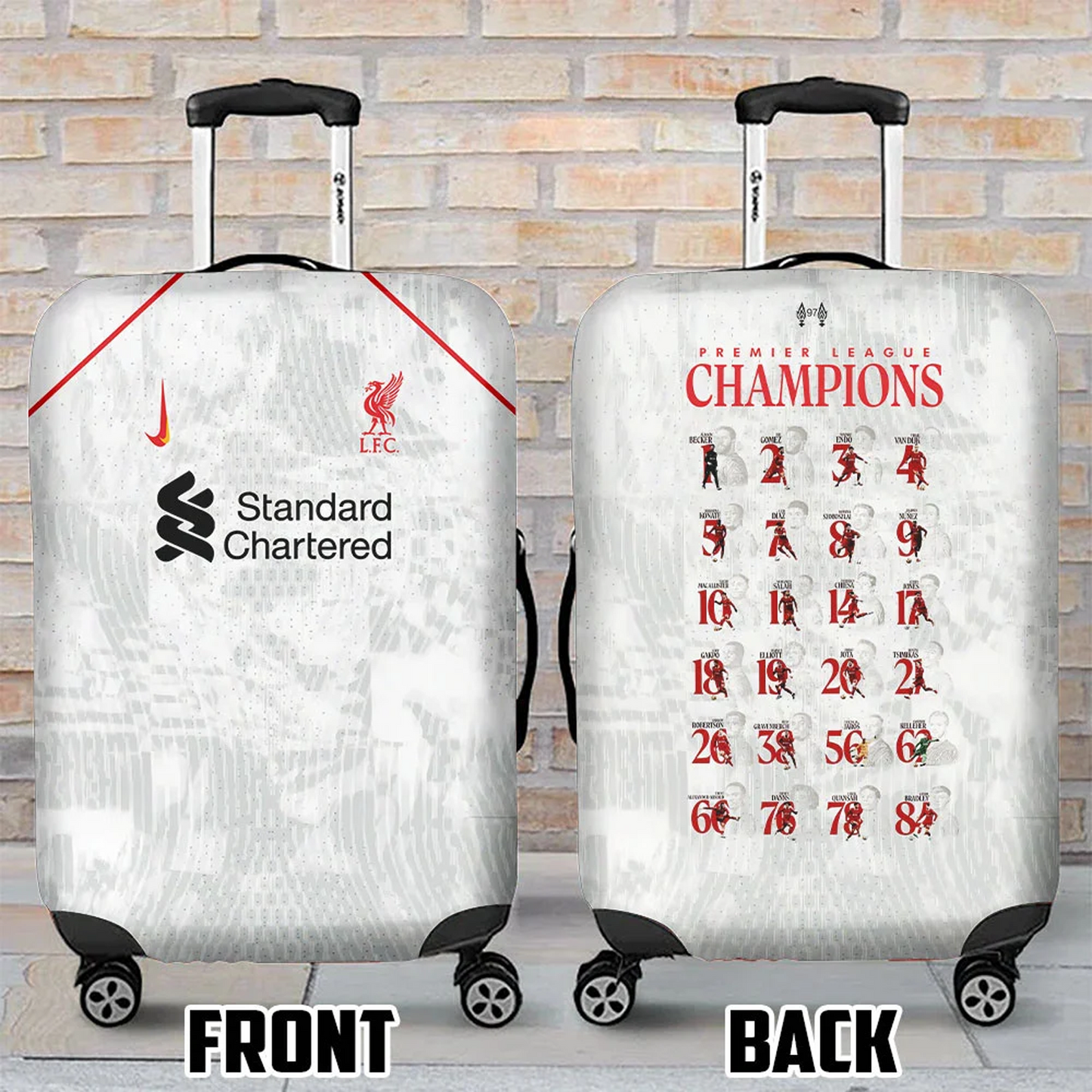 Liverpool F.C 2024- 2025 EPL Champions Luggage Cover V3 NDD