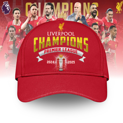 Liverpool F.C Premier League Champions Cap 2025 NDD