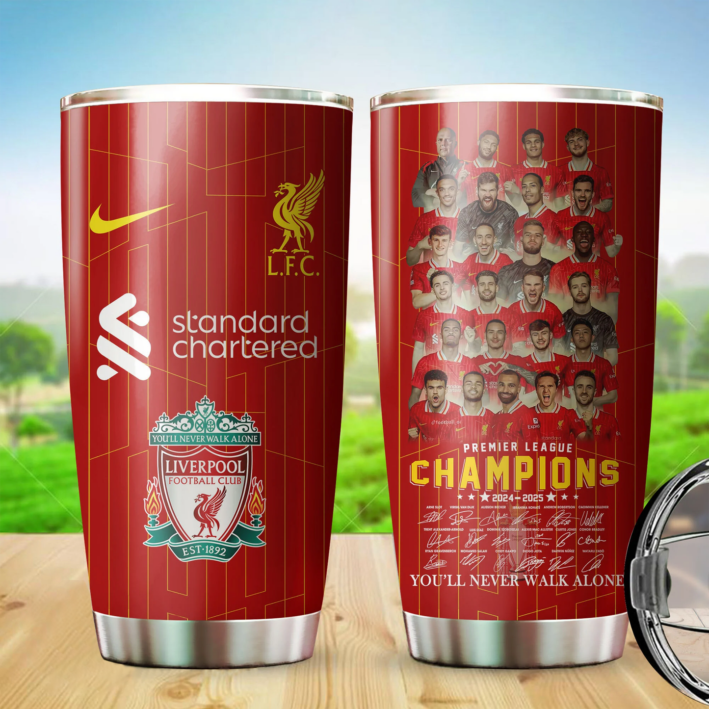 Liverpool F.C Premier League Champions Tumbler 2025 2604 NDD