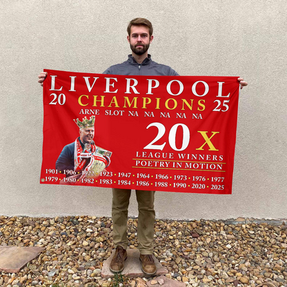 Liverpool FC 3D House Flag V2 NDD