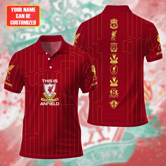 Liverpool FC 3D Polo Shirt NDD