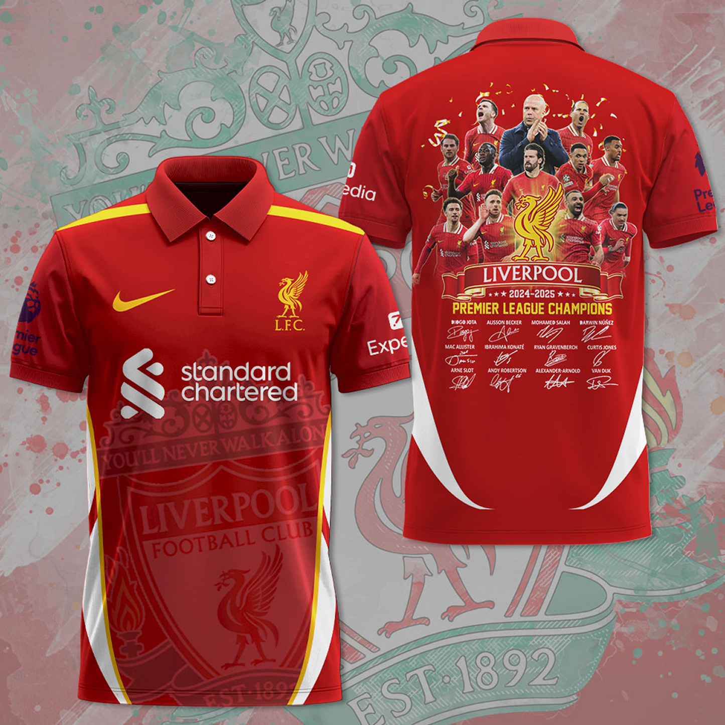 Liverpool FC 3D Shirt 2704 V9 NDD