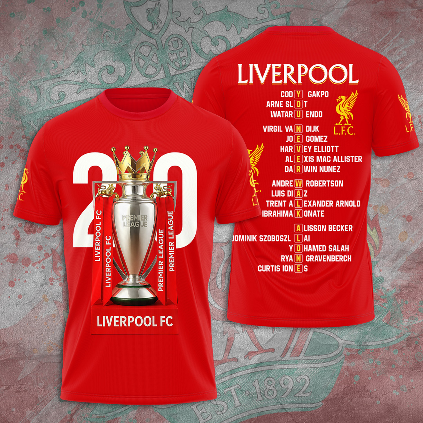 Liverpool FC 3D Shirt V4 NDD