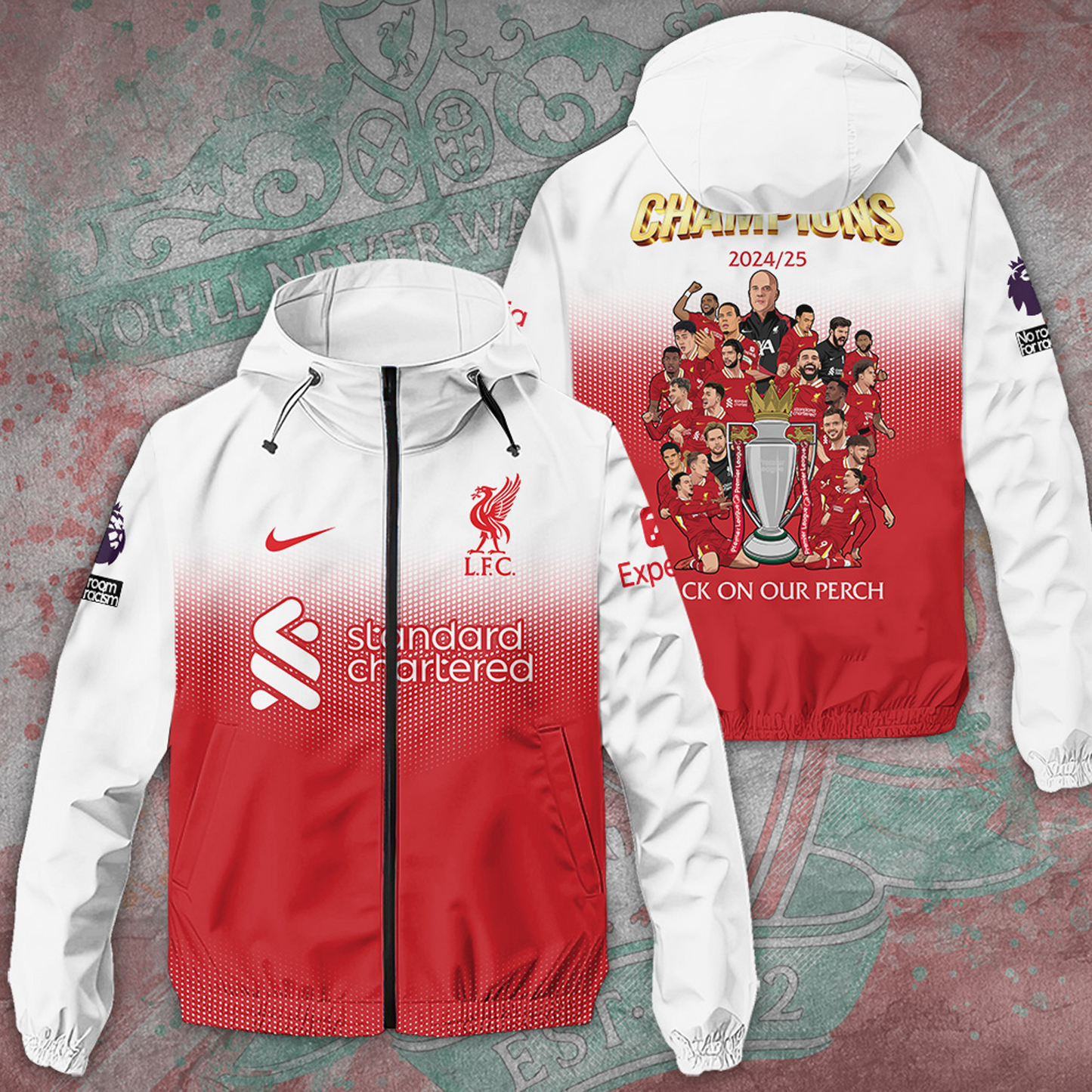 Liverpool FC 3D Windbreaker Jacket NDD