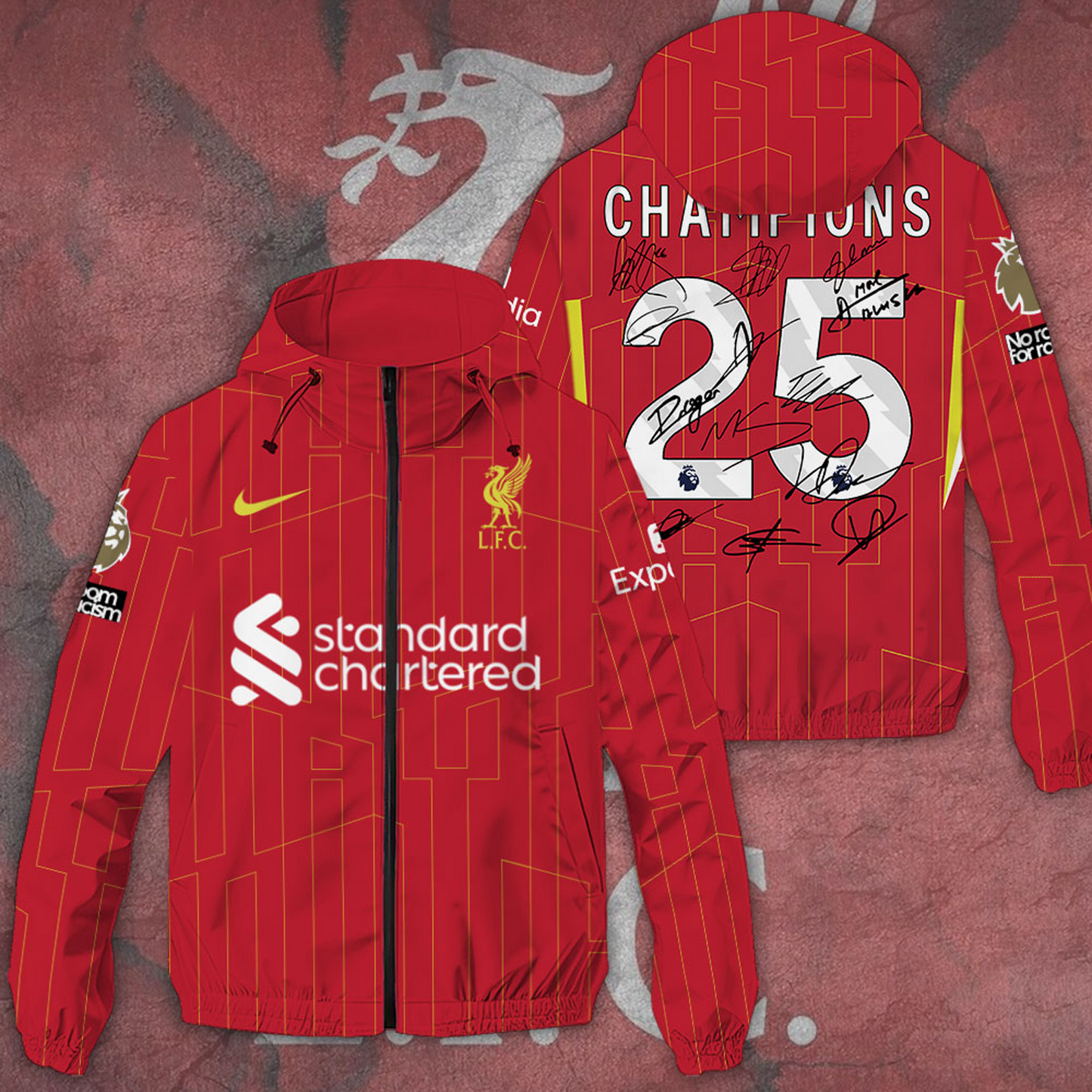 Liverpool FC 3D Windbreaker Jacket V1 DATND TANTD