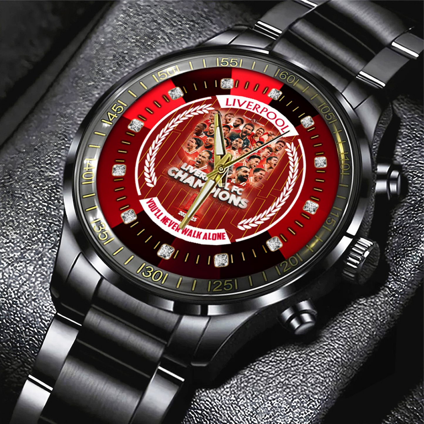 Liverpool FC Black Stainless Steel Watch NDD