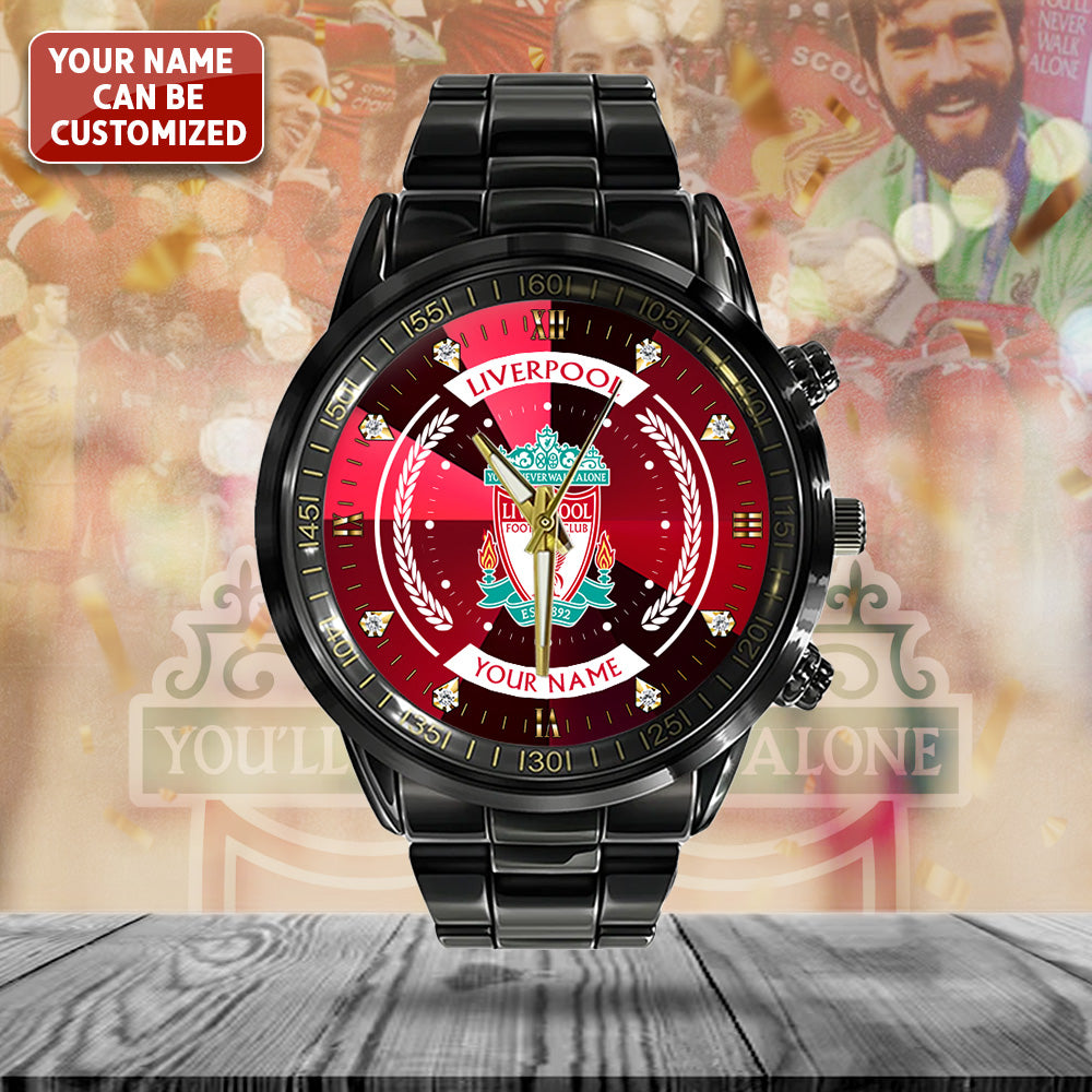 Liverpool FC Black Stainless Steel Watch NDD