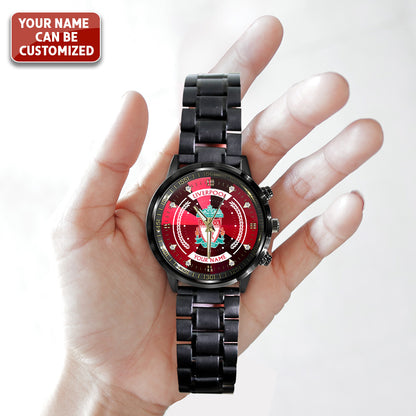 Liverpool FC Black Stainless Steel Watch NDD