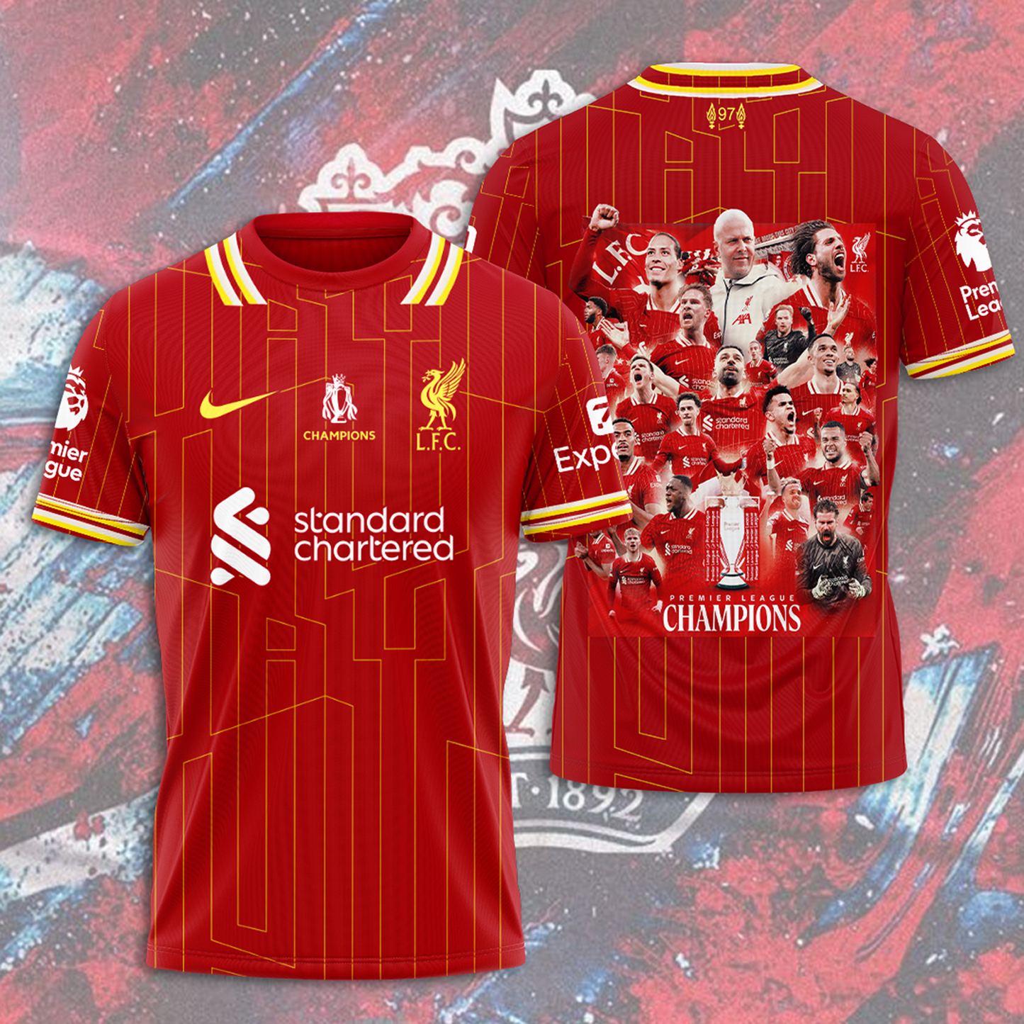 Liverpool FC Champions 3D Shirt NDD