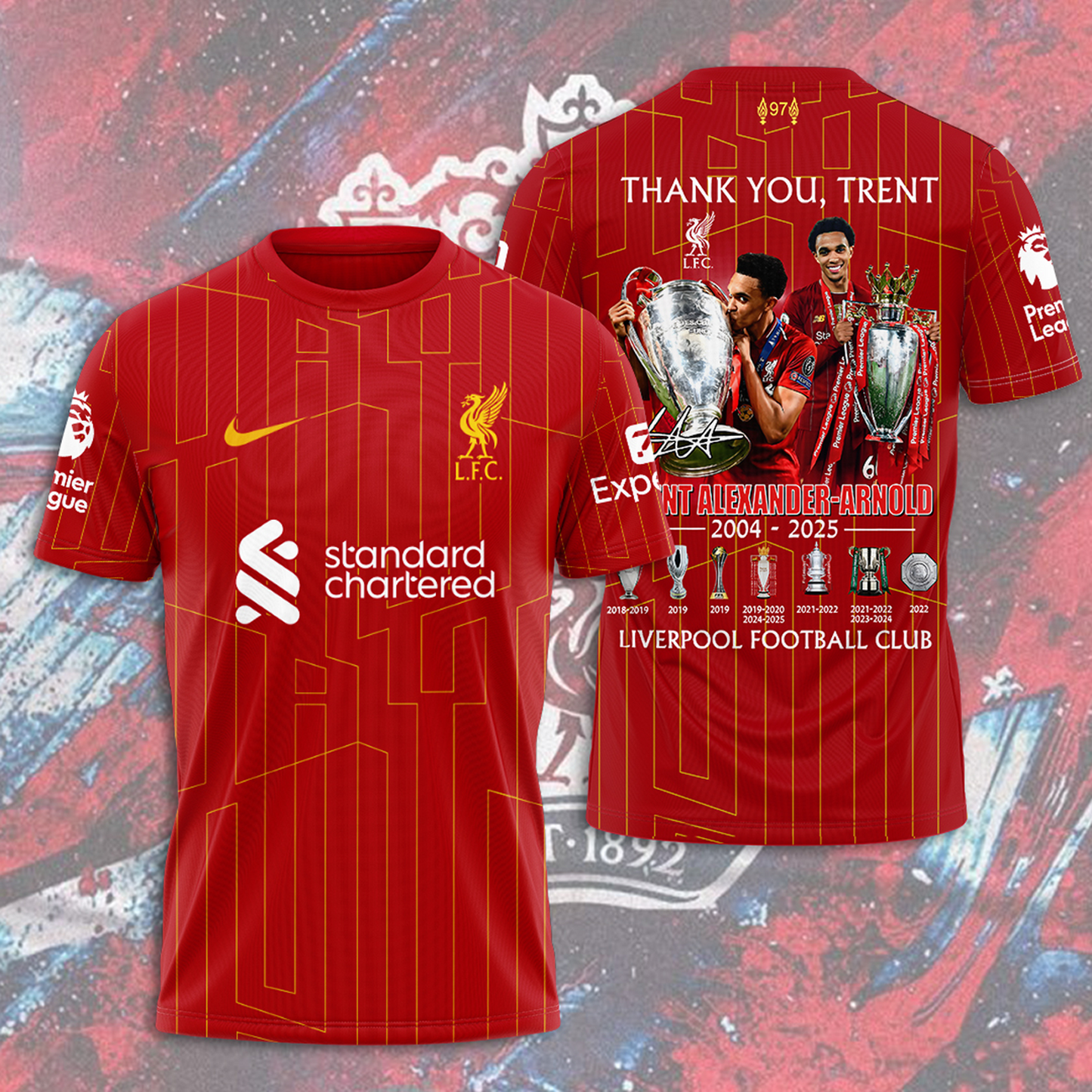 Liverpool FC Champions 3D Shirt V3 NDD