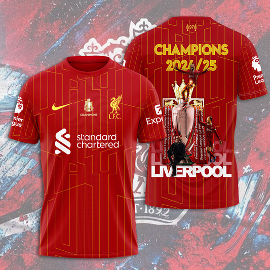Liverpool FC Champions 3D Shirt V5 NDD