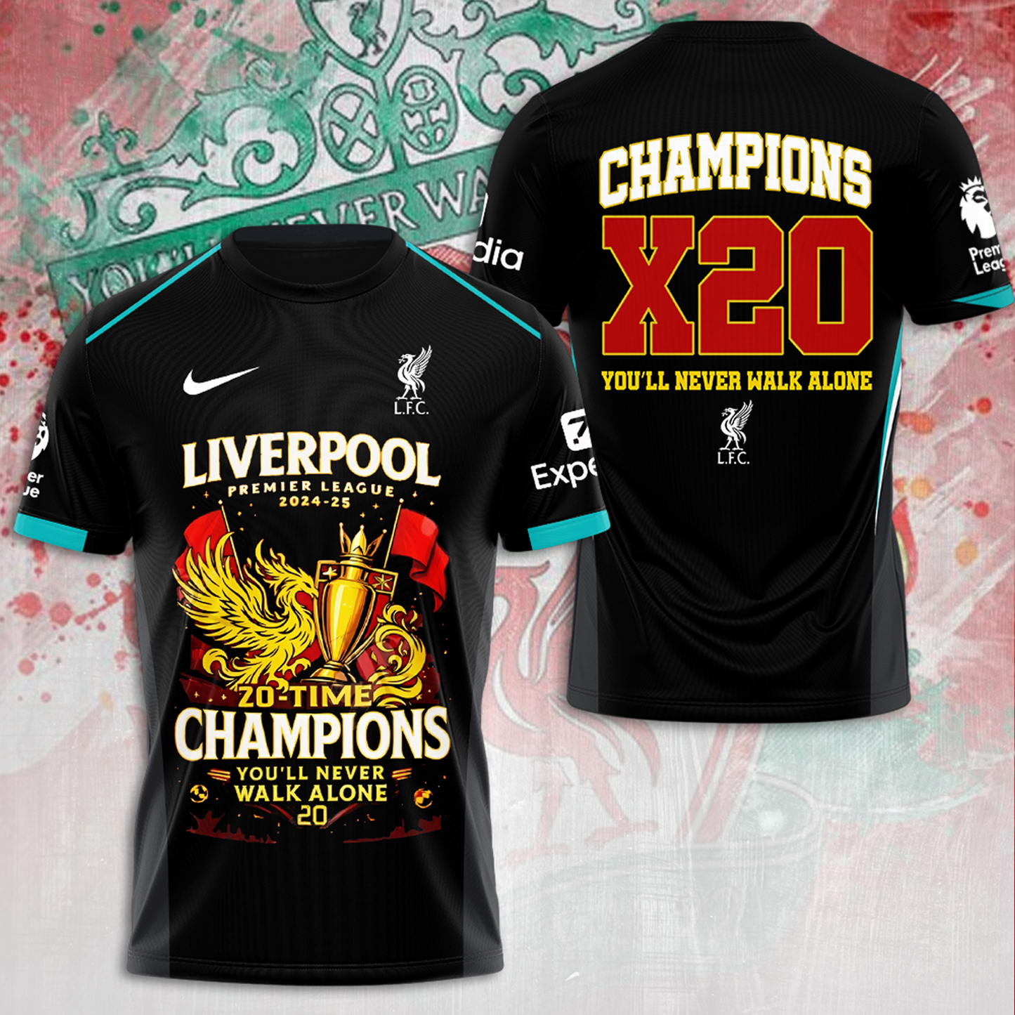 Liverpool FC Champions 3D Shirt V6 NDD