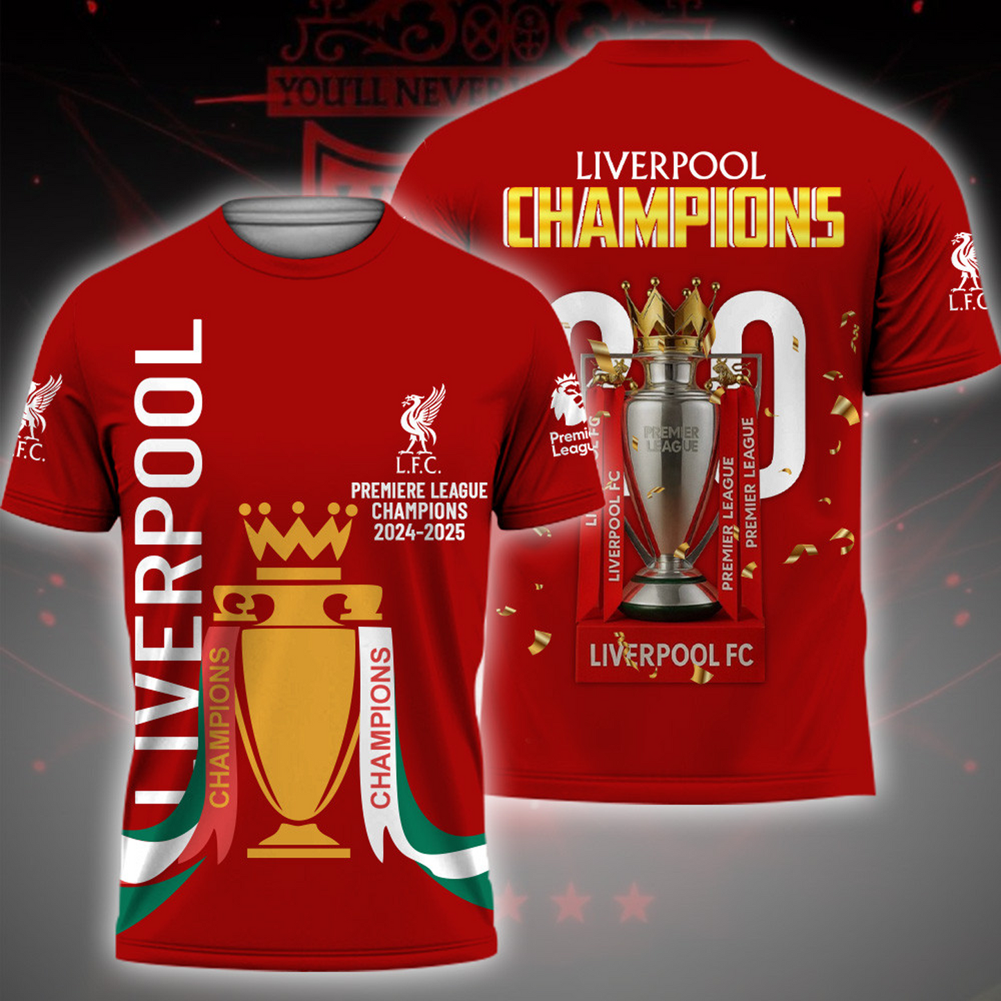 Liverpool FC Champions 3D Shirt V9 NDD