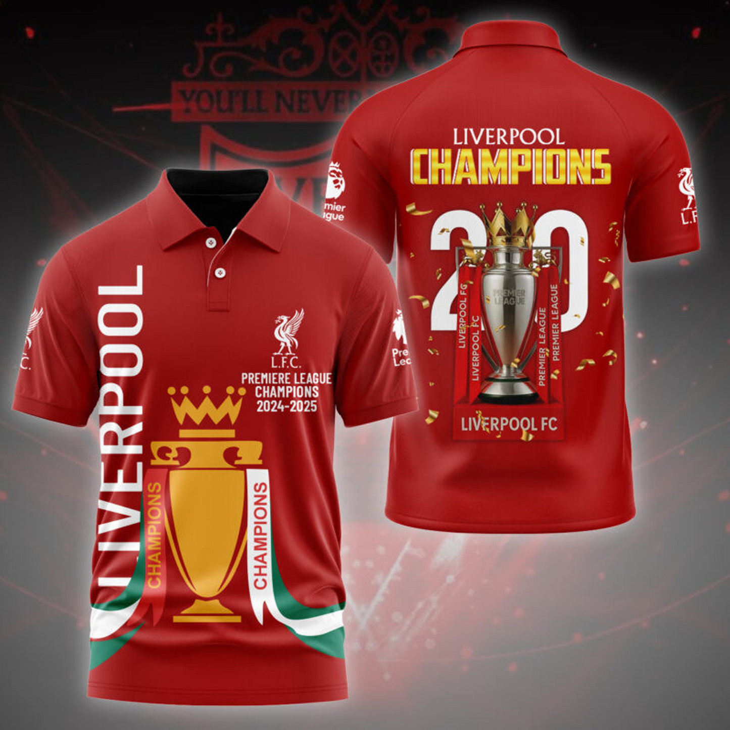 Liverpool FC Champions 3D Shirt V9 NDD