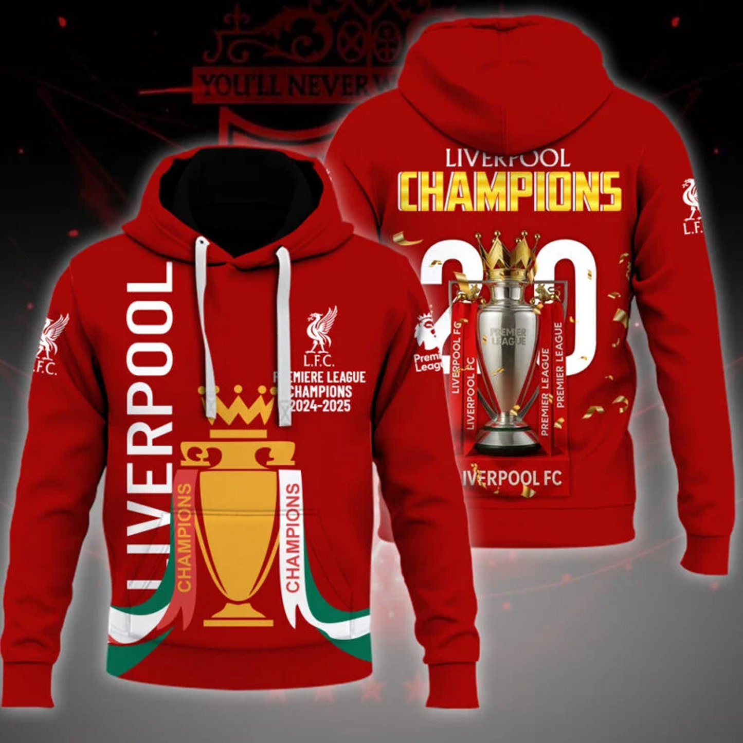 Liverpool FC Champions 3D Shirt V9 NDD