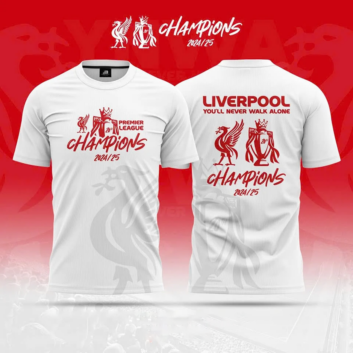Liverpool FC Champions 3D Tshirt NDD