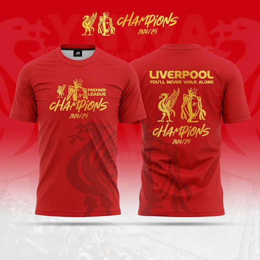 Liverpool FC Champions 3D Tshirt NDD