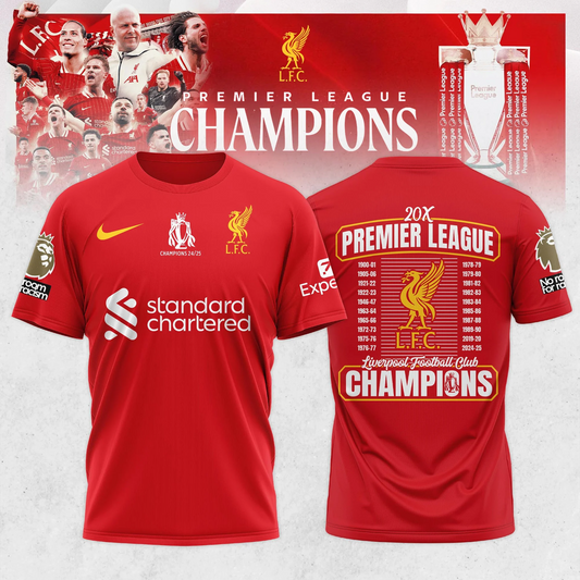 Liverpool FC Champions 3D Tshirt V3 NDD