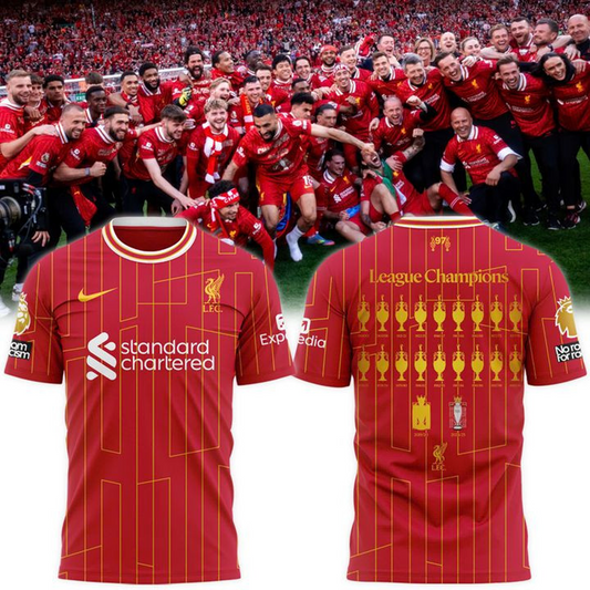 Liverpool FC Champions 3D Tshirt V6 NDD