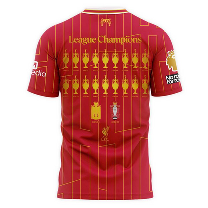 Liverpool FC Champions 3D Tshirt V6 NDD