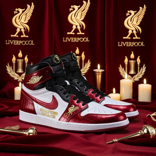 Liverpool FC Champions Premier League 2025 Air Jordan 1 DDTCTND
