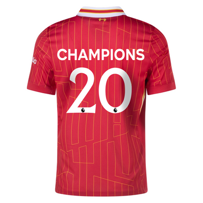 Liverpool FC Champions Premier League 2025 Shirt V4 DDTTTV