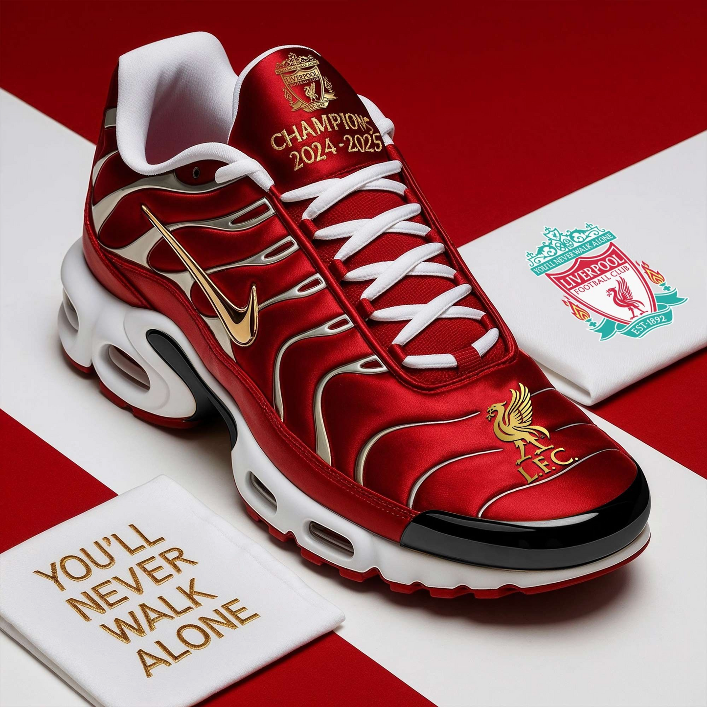 Liverpool FC Champions Premier League 2025 V2 Air Max Shoes Plus DDTTTV